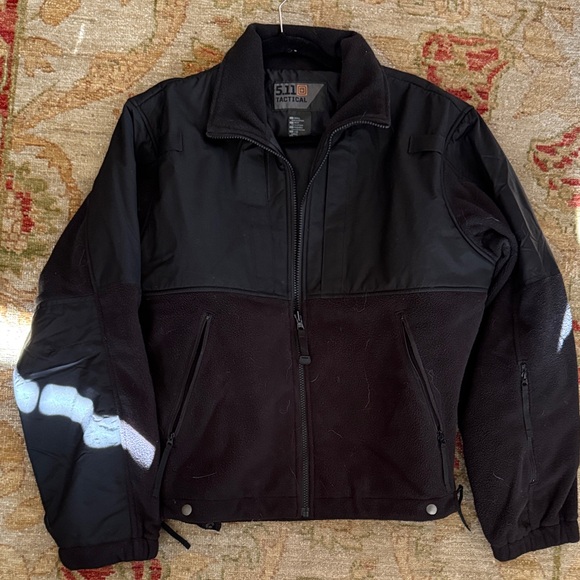 5.11 Tactical Black and White Men's Field Jacket